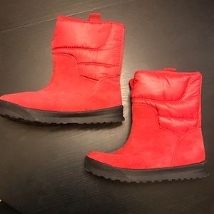 Land’s End Snow Après-ski Boots - Womens Size 6 - Red